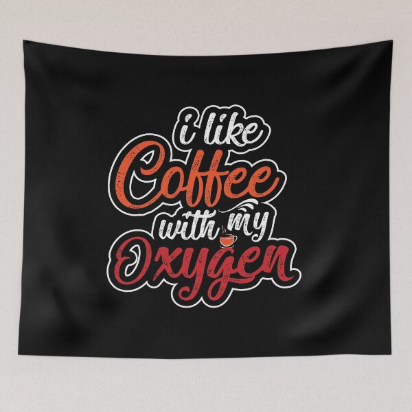 Item preview, I like coffee with my oxygen designed and sold by stryderdk.