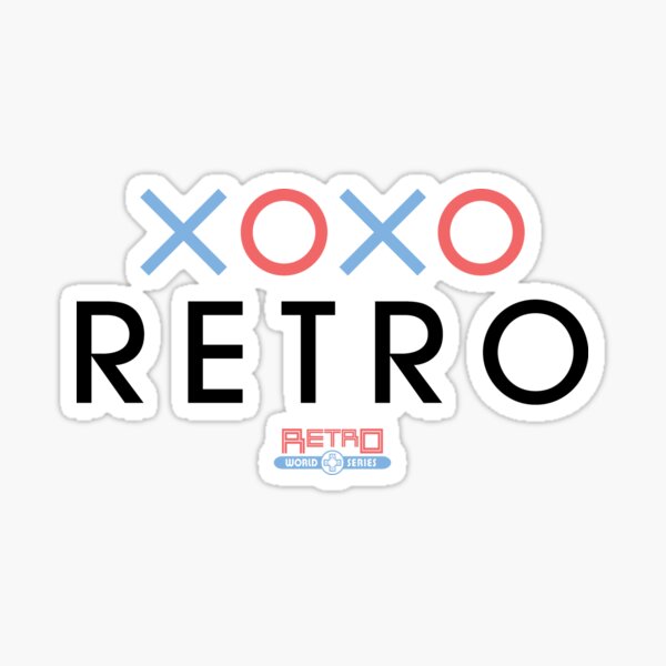 XOXO Retro - I Love Retro Gaming! Sticker