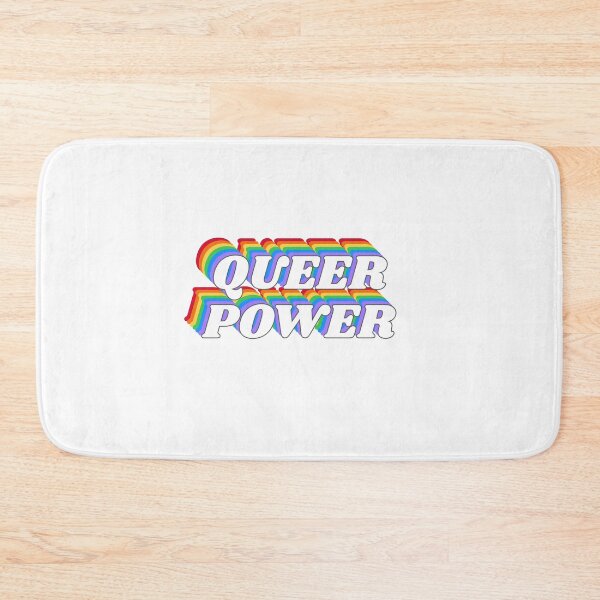Item preview, QUEER POWER - PRIDE RAINBOW designed and sold by Inspirationmotivation.