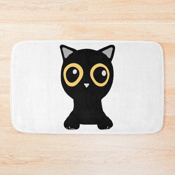 Item preview, Big Foot Jinx black cat sticker designed and sold by mbensdesign.