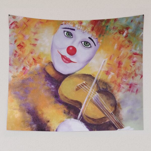 Item preview, A sweet clown playing a violin designed and sold by fadashop.