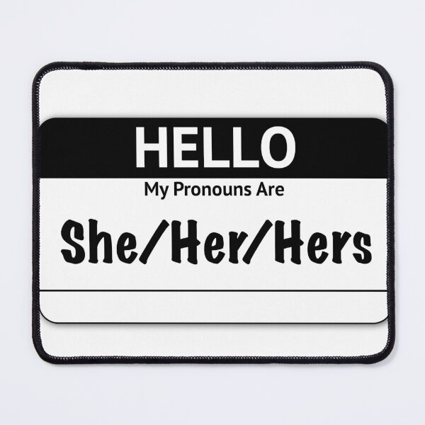 Item preview, She/Her/Hers Pronouns designed and sold by TheTransStyle.