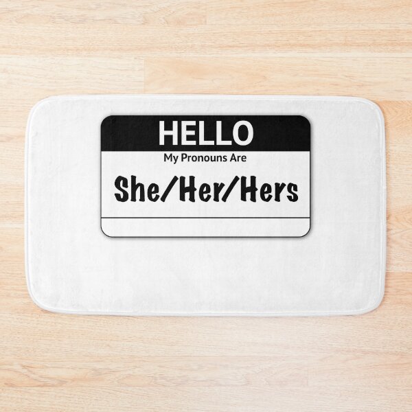 Item preview, She/Her/Hers Pronouns designed and sold by TheTransStyle.