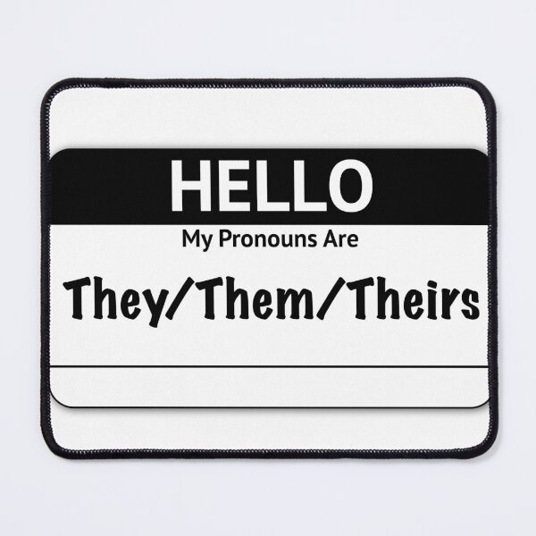 Item preview, They/Them/Theirs Pronouns designed and sold by TheTransStyle.