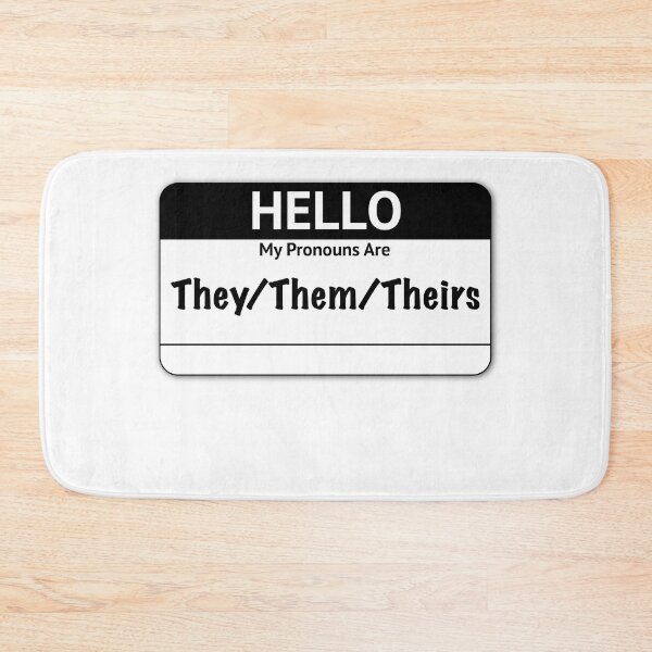 Item preview, They/Them/Theirs Pronouns designed and sold by TheTransStyle.