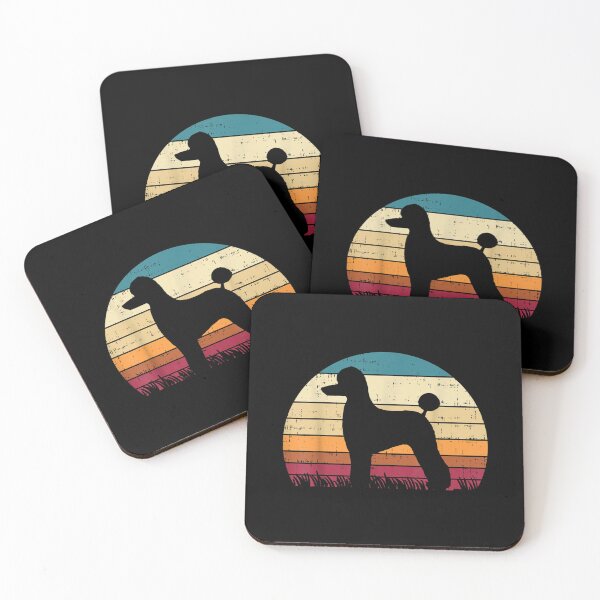 Item preview, Poodle Silhouette Sunset Vintage designed and sold by DrewDzung.