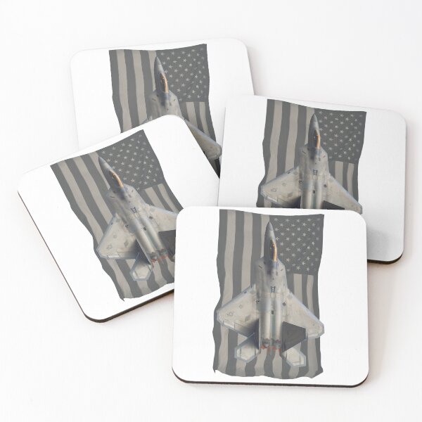Item preview, F-22 Raptor with USA Camo Flag designed and sold by boltjesdesign.
