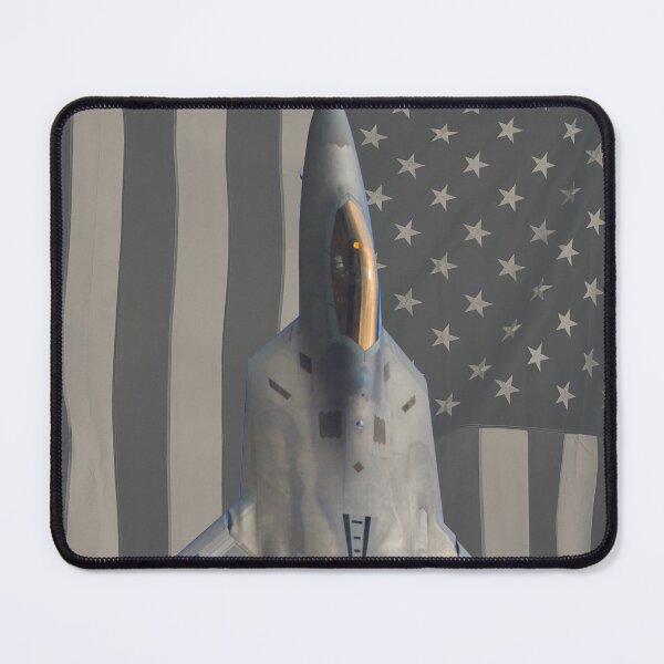 Item preview, F-22 Raptor with USA Camo Flag designed and sold by boltjesdesign.