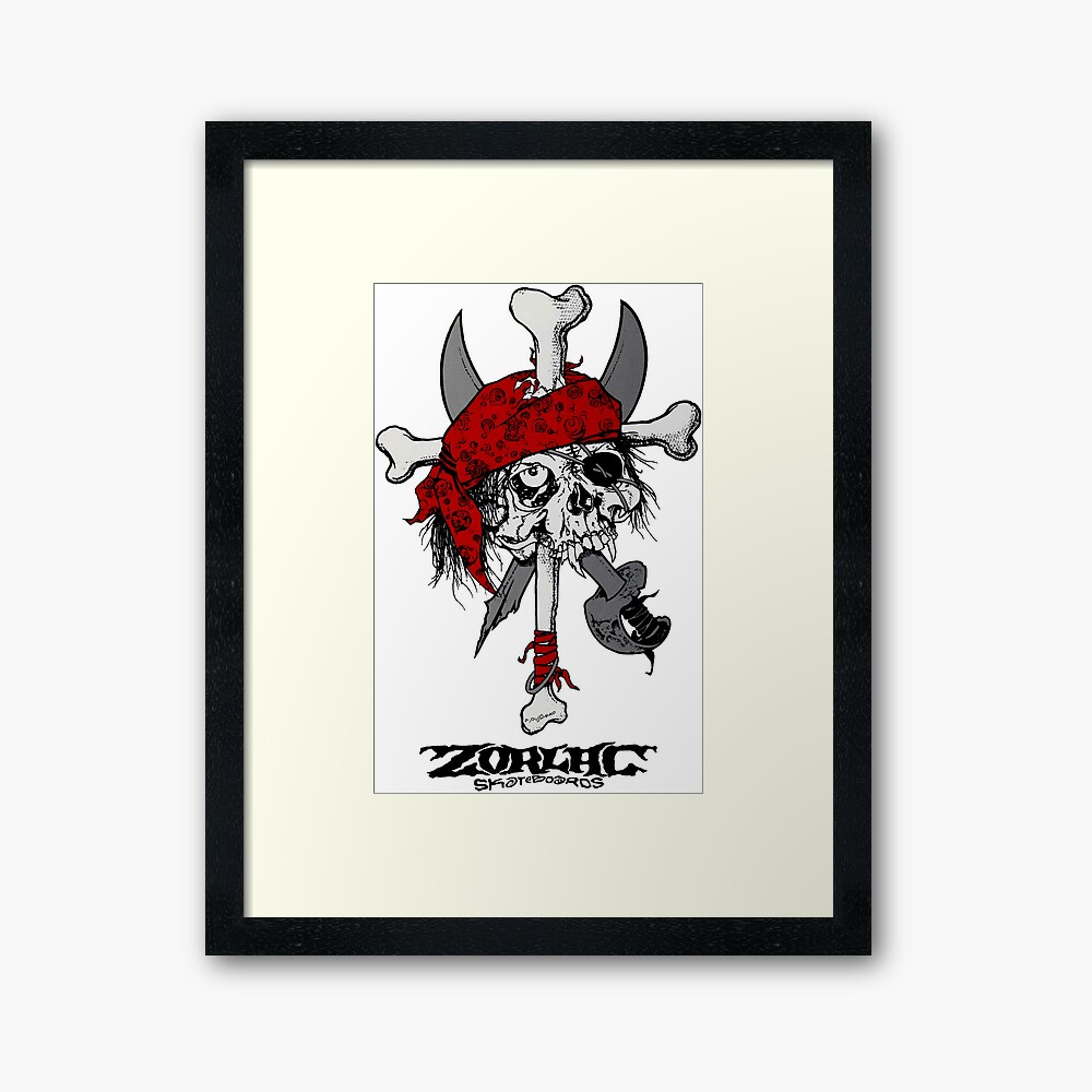 Pushead Zorlac Pirate Skull Alt 2