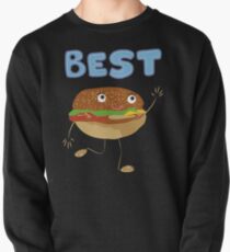 Matching Burger and French Fries Best Friends Design Pullover