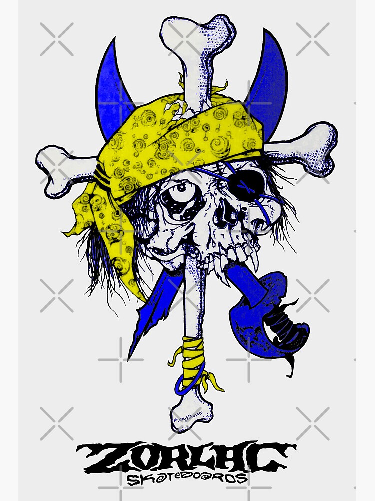Pushead Zorlac Pirate Skull Alt 4
