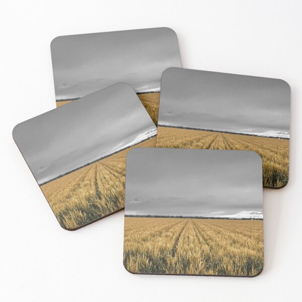 Item preview, Orange Countryside Rice Field and Grey Skies - Photography designed and sold by Tjokko-chan.