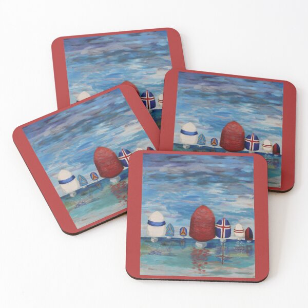 Item preview, Spinnaker Party - Ruby designed and sold by Julia Michelle Dawson.