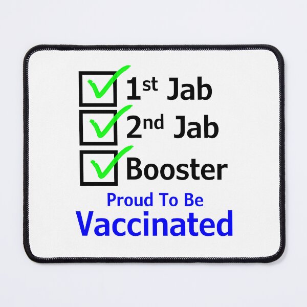 Item preview, Proud To Be Vaccinated (Jab Version) designed and sold by Quirkball.