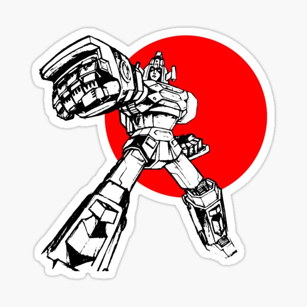 "gundam japan" Sticker by vivalarevolucio Redbubble