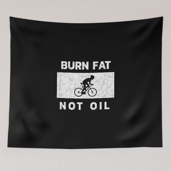 Item preview, Burn Fat Not Oil Sticker designed and sold by contawana1s.