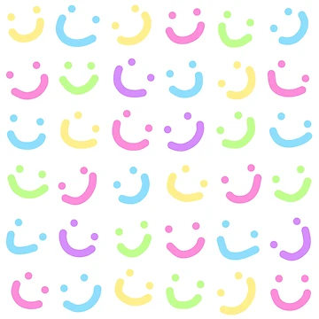 Artwork thumbnail, Smiley Pattern by jerobyl