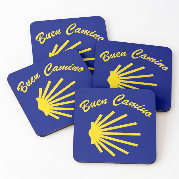 Item preview, Buen Camino. Símbolo del Camino de Santiago Concha de vieira amarilla grande (como un rayo de sol) designed and sold by Brasilia.