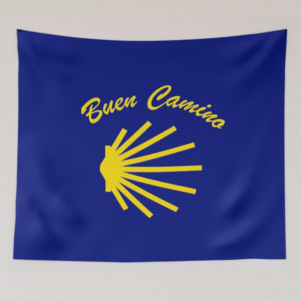 Item preview, Buen Camino. Camino de Santiago Symbol Large Yellow Scallop Shell (sun ray like) designed and sold by Brasilia.
