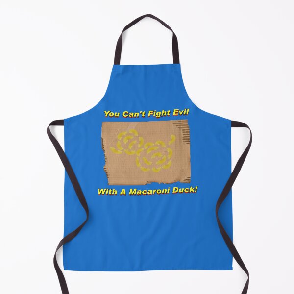 Item preview, You Can't Fight Evil With A Macaroni Duck! designed and sold by robotghost.
