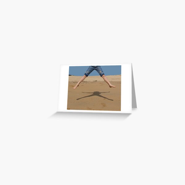 Jump Greeting Card