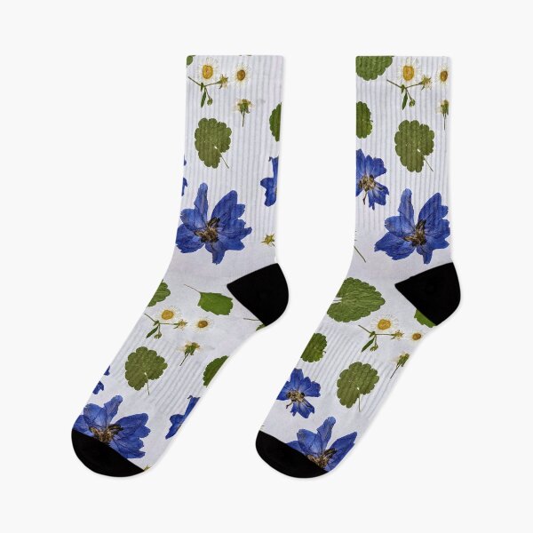 Item preview, Delphinium, Daisies, and Creeping Charlie  designed and sold by arfff.