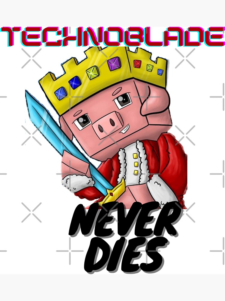 technoblade never dies - Technoblade - Magnet