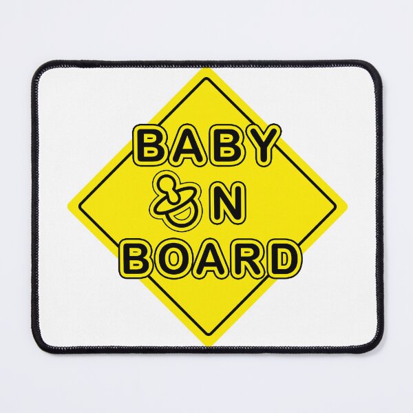 Item preview, Baby on Board Yellow Sign for Car designed and sold by Digi Artworks Store.