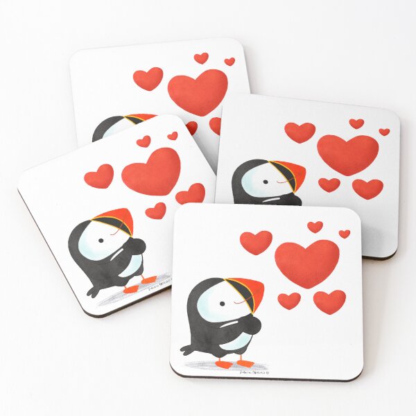 Item preview, Puffin in Love designed and sold by julianamotzko.