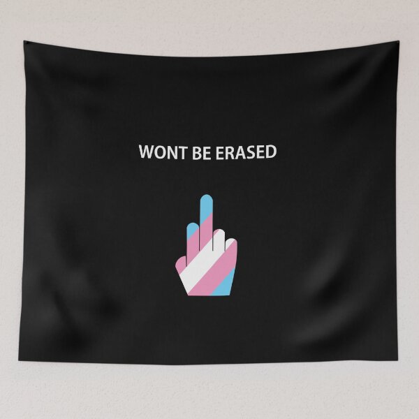 Item preview, *Trans Flag colors Wont Be Erased designed and sold by TheTransStyle.