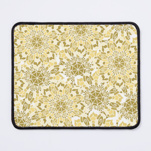 Item preview, Neutral Boho floral mandala pattern designed and sold by LaBellCreative.