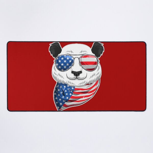 Item preview, American Panda Panda-Merican with 4th of July US Flag designed and sold by Uppercase Tees.