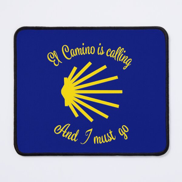 Item preview, El Camino is calling and I must go. Camino de Santiago Yellow Scallop Shell designed and sold by Brasilia.