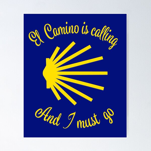 【サイン入り】climbgrow / EL-CAMINO El Camino is calling and I must go. Camino de Santiago Yellow