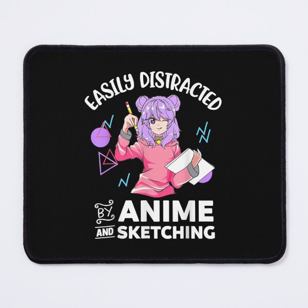 Item preview, Anime Girl Easily Distracted By Anime and Sketching designed and sold by RichardMarkham.