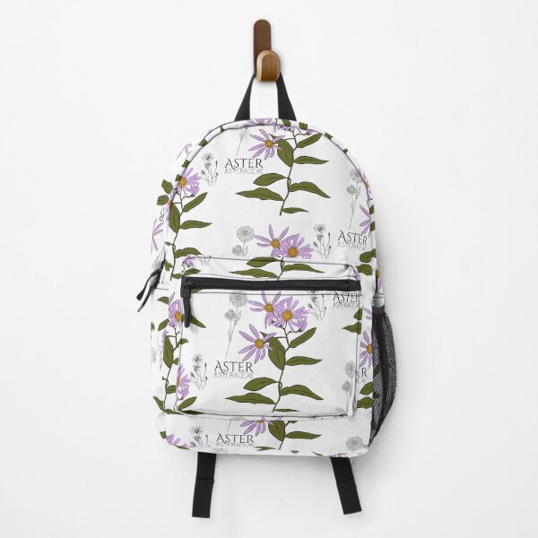 Item preview, Purple Aster Asteraceae Colorful Illustration Design designed and sold by EarthArtDesigns.