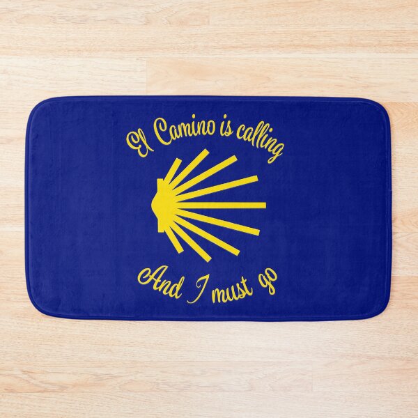 Item preview, El Camino is calling and I must go. Camino de Santiago Yellow Scallop Shell designed and sold by Brasilia.