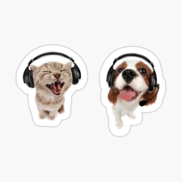 120ct Stickers Cats and Dogs