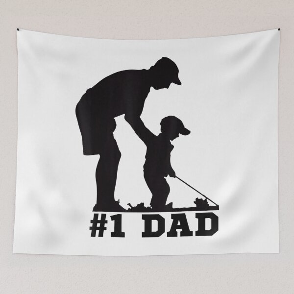 Item preview, #1 Dad Golfing Golf Fathers Day Father Son designed and sold by mazzmurph.