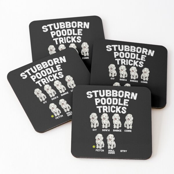 Item preview, Stubborn Poodle Tricks Funny Dog Lover designed and sold by DrewDzung.