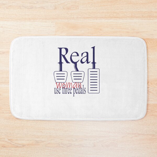 Item preview, Real Women Use Three Pedals T-shirt, Funny Car Essential T-shirt,Gift woman,drivers woman designed and sold by AdOmar.
