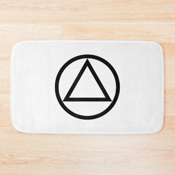 Item preview, Aa Circle Triangle Symbol Simple designed and sold by mazzmurph.
