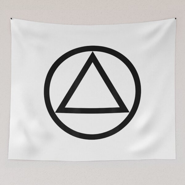 Item preview, Aa Circle Triangle Symbol Simple designed and sold by mazzmurph.