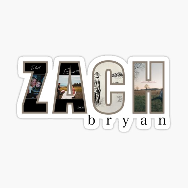 Zach Bryan albums Sticker