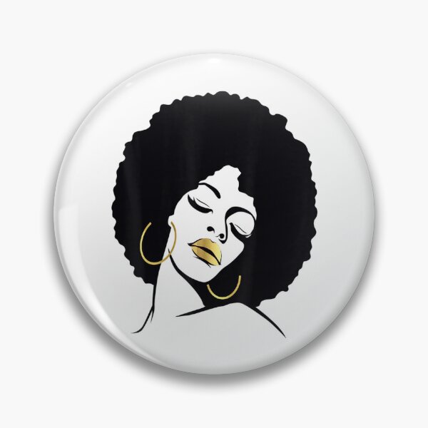 Item preview, Afro Diva Black Girl Magic Lips Natural Hair Melanin Queen designed and sold by mazzmurph.
