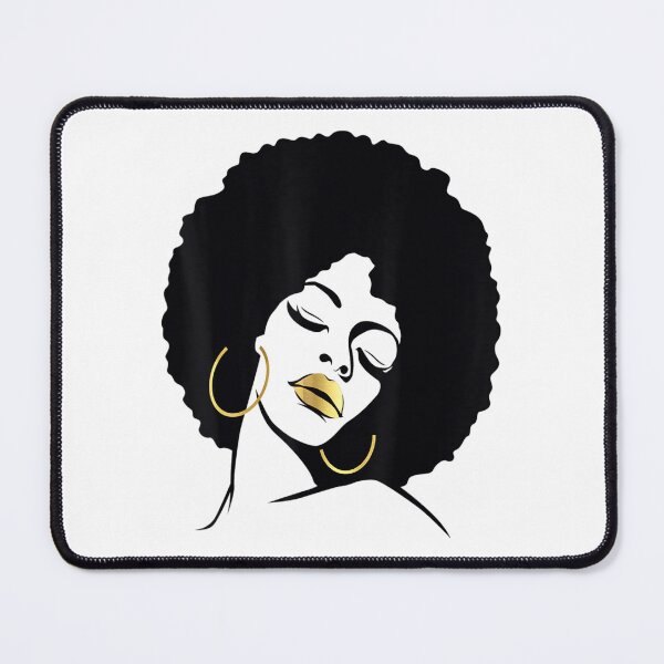 Item preview, Afro Diva Black Girl Magic Lips Natural Hair Melanin Queen designed and sold by mazzmurph.