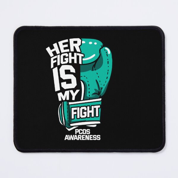 Item preview, Her Fight Is My Fight PCOS Polycystic Ovary Syndrome Gloves designed and sold by KaitlinxLewis.
