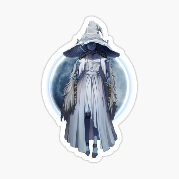 Elden Ring Ranni Moon Sticker For Sale By MeaganJacobi Redbubble   St,small,507x507 Pad,600x600,f8f8f8 