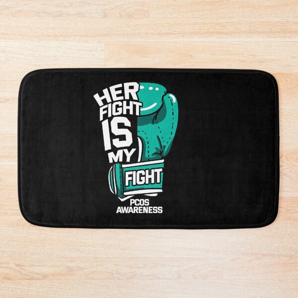 Item preview, Her Fight Is My Fight PCOS Polycystic Ovary Syndrome Gloves designed and sold by KaitlinxLewis.
