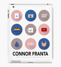 infographic - connor franta iPad Case/Skin
